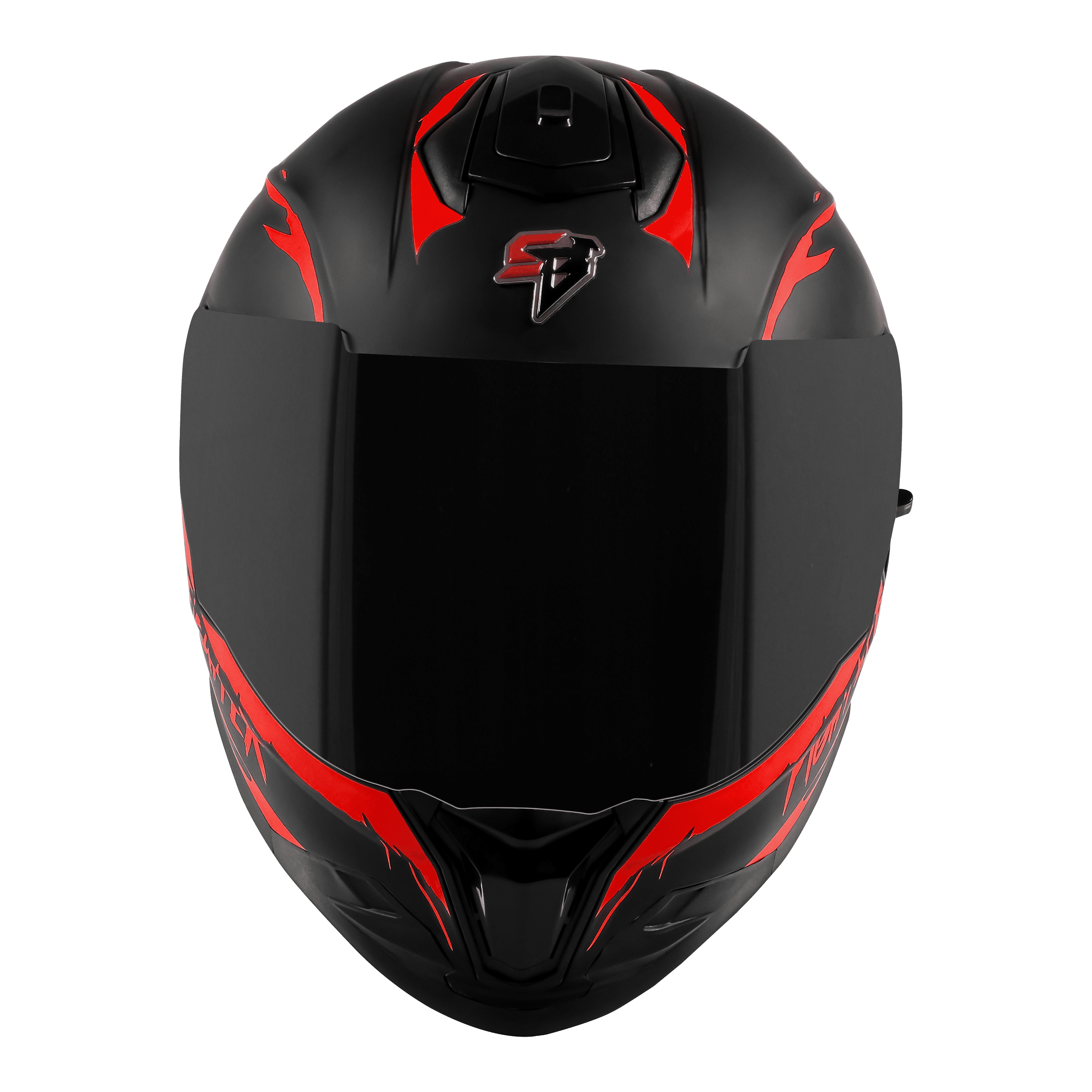 SBH-57 ISS SILVER FIGHTER F2 GLOSSY BLACK WITH RED